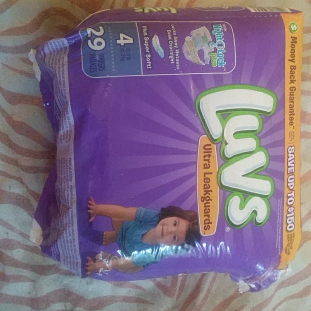 Luvs diapers size 4